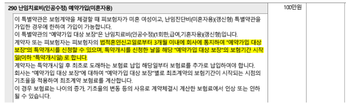 한화손해보험 난임치료비 기혼 미혼 차이 및 인공수정 체외수정 보장 금액